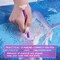 55PCS Diamond Art Accessories Tools Multiple Sizes Diamond Painting Kits with Diamond Art Pens Sleeves Tweezers Glue Label Ziplock Diamond Correction for Adults (Purple 55PCS)